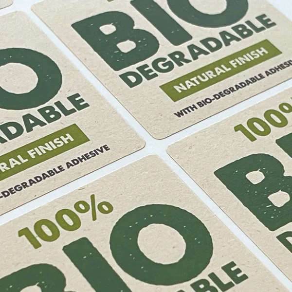 1BIO Biodegradable Paper Stickers
