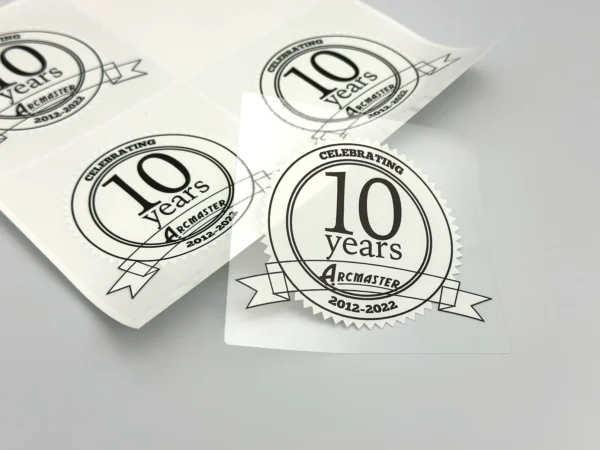 Clear Waterproof Vinyl Stickers