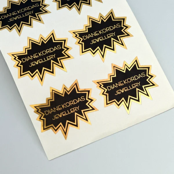 Mirrored Gold / Silver / Rose Gold Stickers