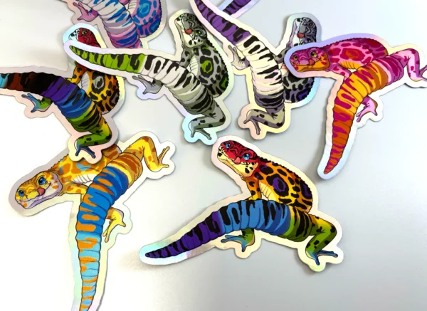 Rainbow Vinyl Stickers - 4 Colors