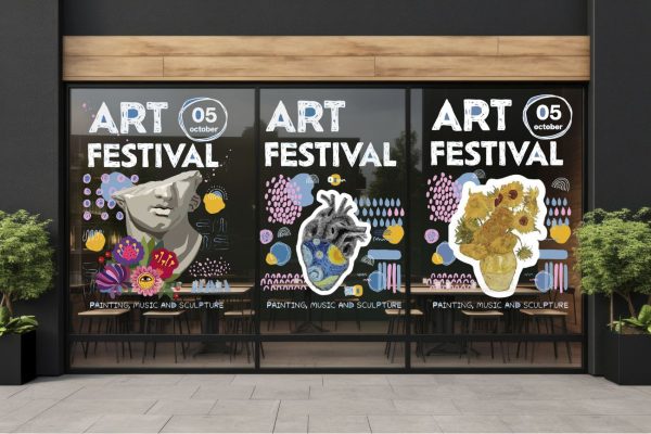 EXHIBITION PRINTED VINYL STICKERS